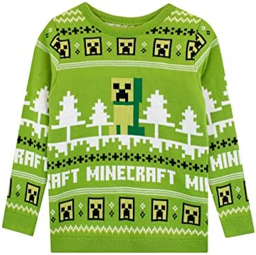 Minecraft Boys Christmas Jumper
