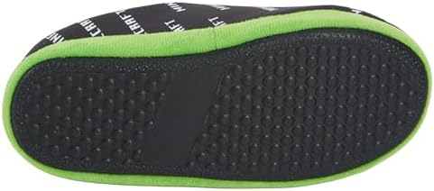 Minecraft Boys Slippers Kids Creeper Gaming Open Back Mules Slip On House Shoes