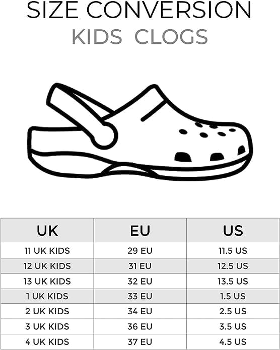Minecraft Kids Classic Clogs Black Ventilated Sliders With Supportive Strap For Boys & Girls Game Creeper TNT Weapons Novelty Charms Footwear Summer Beach Pool Shoes For Children & Teens
