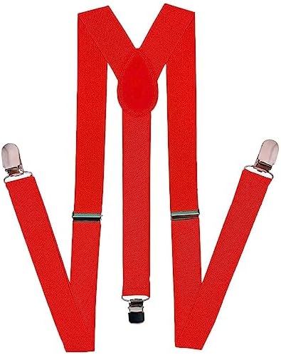 Mini Mart Online Limited Boys Unisex 60cm Braces Suspenders - 7 Colours