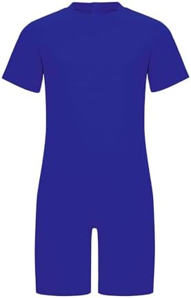 Miutii Children Adaptive Clothing Anti-Strip Back-Zip Knee Length Jumpsuit For Boys Girls Special Needs