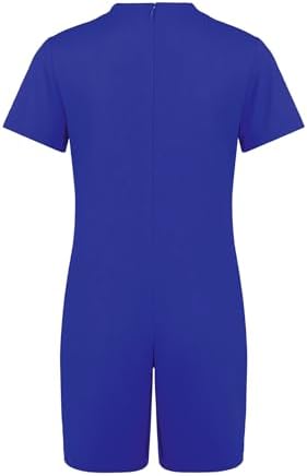 Miutii Children Adaptive Clothing Anti-Strip Back-Zip Knee Length Jumpsuit For Boys Girls Special Needs