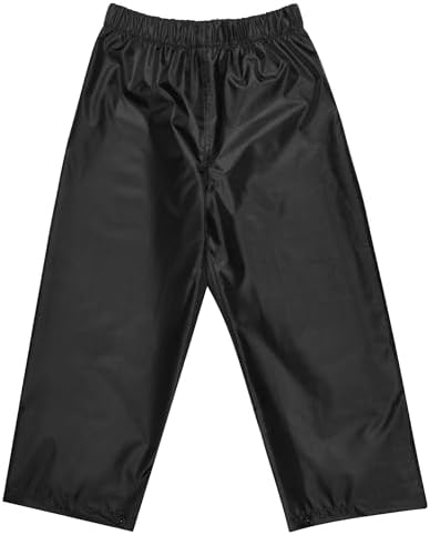 MIXLAC Boys Rain Trousers Kids Waterproof Over Pants