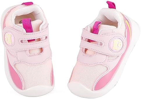 MK MATT KEELY Baby Boys Girls First Walking Shoes Toddlers Breathable Mesh Pre Walker Trainers With Anti-Slip Rubber Sole