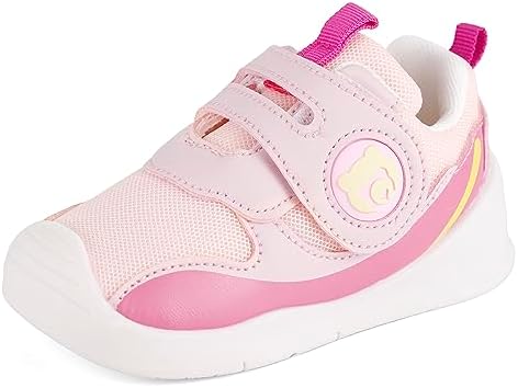 MK MATT KEELY Baby Boys Girls First Walking Shoes Toddlers Breathable Mesh Pre Walker Trainers with Anti-Slip Rubber Sole