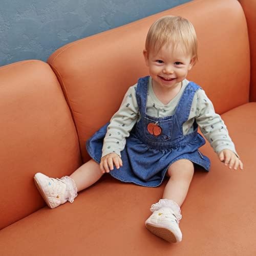 MK MATT KEELY Baby Boys Girls Soft Sole Sneakers Infant PU Leather Shoes Prewalkers