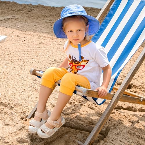 MK MATT KEELY Boys Girls Sandals Kids Closed Toe Walking Shoes Toddlers Baby Wide Fit Beach Sandals With Non-Slip Sole