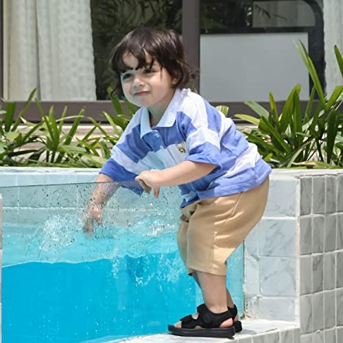 MK MATT KEELY Unisex Kids Summer Sandals Baby Anti-Slip Open Toe Adjustable Walking Shoes For Boys Girls