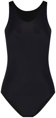 Modibodi Teen Swimwear Racerback One Piece - Light Moderate Absorbency Black
