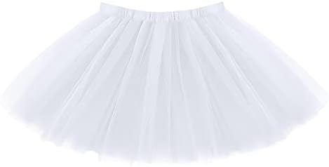 Molain Layered Tutu Tutus Skirt Dresses Toddler Dress Valentines Day Fancy Costume Stretchable Tie Dye Skorts For 4-8 Years Baby Kids Girls Women Princess Ballet Dance
