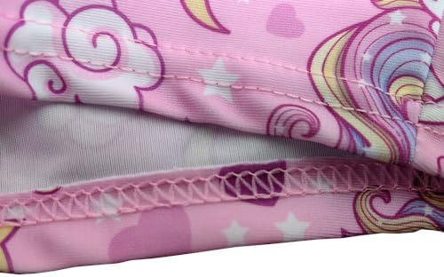 Moneric Girls Swimming Costume Kids One Piece Swimsuit Unicorn Swimwear UV Protection Zipper Bathing Suit Rash Guard Surfing Beachwear