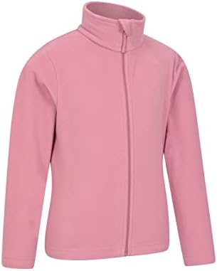 Mountain Warehouse Camber II Kids Full-Zip Fleece - Comfy Lightweight Sweatshirt Full-zip For Boys & Girls - For Autumn Winter Camping Outdoors & Hiking