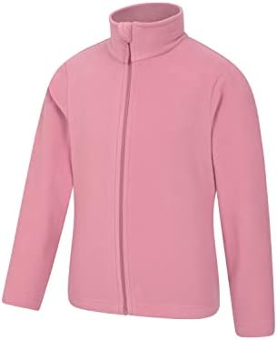 Mountain Warehouse Camber II Kids Full-Zip Fleece - Comfy Lightweight Sweatshirt Full-zip For Boys & Girls - For Autumn Winter Camping Outdoors & Hiking