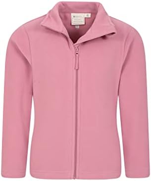 Mountain Warehouse Camber II Kids Full-Zip Fleece - Comfy Lightweight Sweatshirt Full-zip For Boys & Girls - For Autumn Winter Camping Outdoors & Hiking
