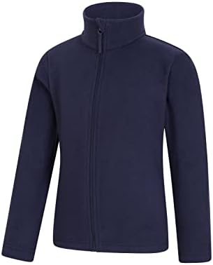 Mountain Warehouse Camber II Kids Full-Zip Fleece - Comfy Lightweight Sweatshirt Full-zip For Boys & Girls - For Autumn Winter Camping Outdoors & Hiking