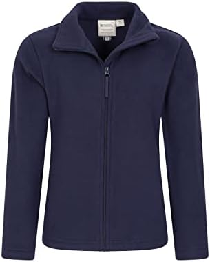 Mountain Warehouse Camber II Kids Full-Zip Fleece - Comfy Lightweight Sweatshirt Full-zip For Boys & Girls - For Autumn Winter Camping Outdoors & Hiking