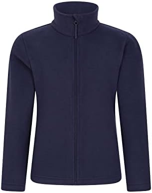 Mountain Warehouse Camber II Kids Full-Zip Fleece - Comfy Lightweight Sweatshirt Full-zip For Boys & Girls - For Autumn Winter Camping Outdoors & Hiking