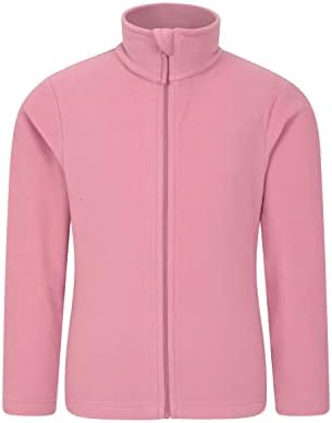 Mountain Warehouse Camber II Kids Full-Zip Fleece - Comfy Lightweight Sweatshirt Full-zip For Boys & Girls - For Autumn Winter Camping Outdoors & Hiking