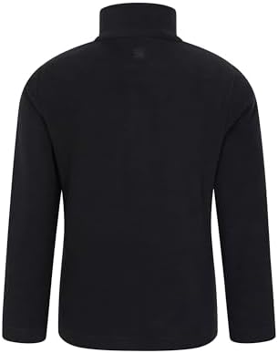 Mountain Warehouse Camber Kids Coral Fleece Top - Lightweight Quick Drying Breathable Sweatshirt For Outdoor Activities - Unisex Suitable For Winter Layering