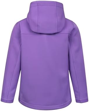 Mountain Warehouse Exodus Kids Softshell Jacket - Breathable Wind & Water Resistant Fleece Lined Coat For Boys & Girls - Autumn Winter Hiking