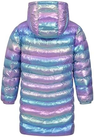 Mountain Warehouse Florence Kids Long Padded Jacket - Lightweight Overcoat Soft & Warm Puffer Coat With Hood Childrens Outerwear - Travel & Outdoors