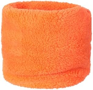 Mountain Warehouse Kids Sherpa Fleece Neck Gaiter - Lightweight - For Cold Weather Bright Orange