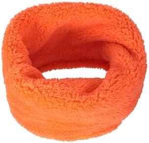 Mountain Warehouse Kids Sherpa Fleece Neck Gaiter - Lightweight - For Cold Weather Bright Orange