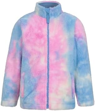 Mountain Warehouse Rainbow Cosy Kids Fleece - Full Zip Childrens Top Lightweight Warm & Cosy Girls & Boys Sweater Front Pockets - Best For Spring Summer