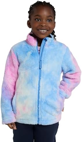 Mountain Warehouse Rainbow Cosy Kids Fleece - Full Zip Childrens Top Lightweight Warm & Cosy Girls & Boys Sweater Front Pockets - Best for Spring Summer