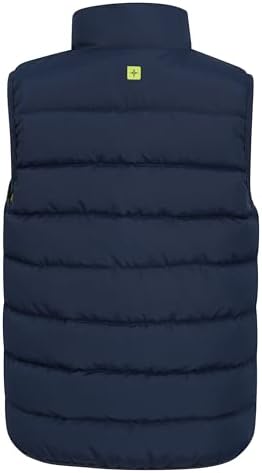 Mountain Warehouse Rocko Kids Padded Gilet - Water Resistant Coat With Microfibre Padding & Front Pockets Boys & Girls - Autumn Winter & Outdoors