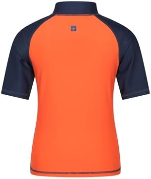 Mountain Warehouse Short Sleeves Kids Rash Vest - UPF50+ Sun Protection Rash Guard Fast Dry Flat Seams Childrens Top - For Spring Summer Swimming