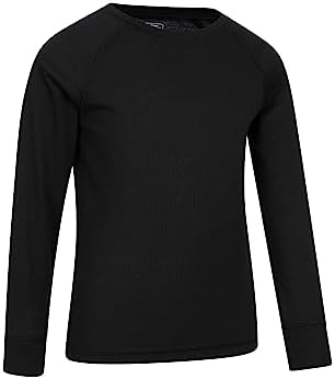 Mountain Warehouse Talus Kids Base Layer Top - Breathable & Lightweight Moisture Wicking Boys & Girls - Autumn Winter Outdoors Travelling & Hiking