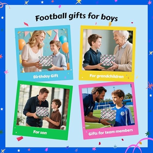 Moyel Football/Rugby/Basketball Gifts For Boys Age 8-12 Funny Socks Kids Football/Rugby/Basketball Accessories For Boys Gifts For 8 9 10 11 12 Year Old Boy Birthday Present For Son Grandson Nephew