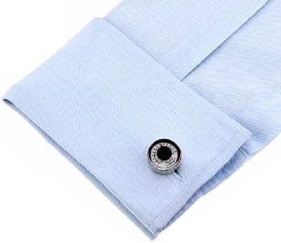 MRCUFF Dual Thermometer Celsius & Fahrenheit Pair Cufflinks In Presentation Gift Box & Polishing Cloth