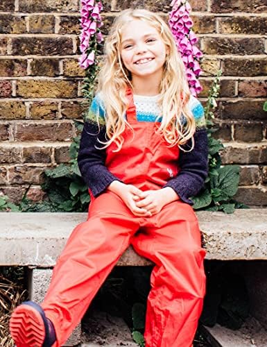 Muddy Puddles Unisex Kid's Recycled Originals Waterproof Dungarees Blue 2-3 Years