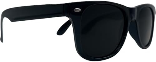 Mustavo Kids Sunglasses Boys Sunglasses Kid's Sunglasse's Girls Black Gloss Finish 100% UV400 Protection Fashion Glasses For Ages 3-9 Years Old Childrens Childs Shades