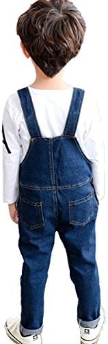 NABER Kids Boys' Fashion Dungarees Denim Jeans Bib Overalls Age 4-13 Years