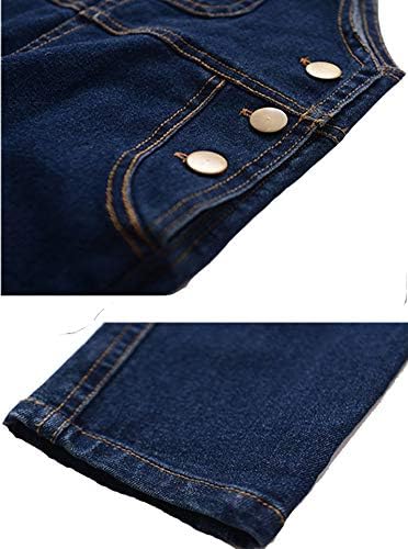 NABER Kids Boys' Fashion Dungarees Denim Jeans Bib Overalls Age 4-13 Years