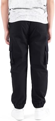 NATUST Boys Cargo Trousers Kids Joggers Pants