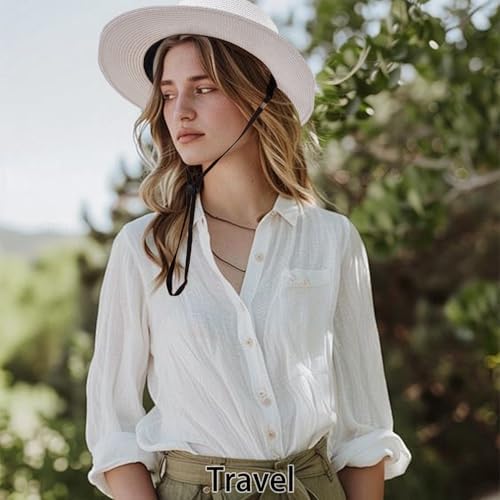 NICENEEDED 5 PCS Adjustable Hat Band Clips Removable Black Elastic Hat Chin Cord Windproof Anti Lost Hat Band Clips For Golf Boating Fishing Hat Outdoor