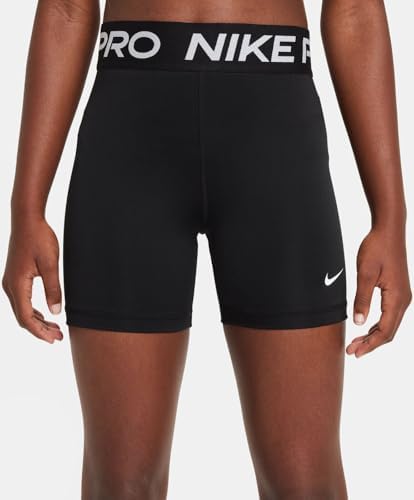 NIKE Girl's G Np Df 3in Short Upper Thigh Length Tight