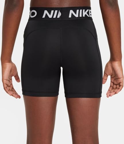 NIKE Girl's G Np Df 3in Short Upper Thigh Length Tight