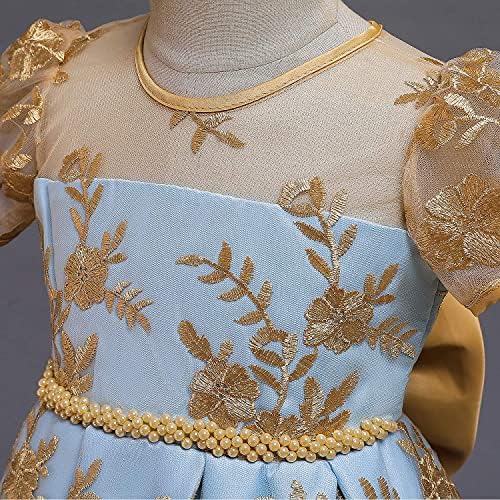 NNJXD Flower Girls Lace Dress Christmas Party Ball Gown Princess Dress