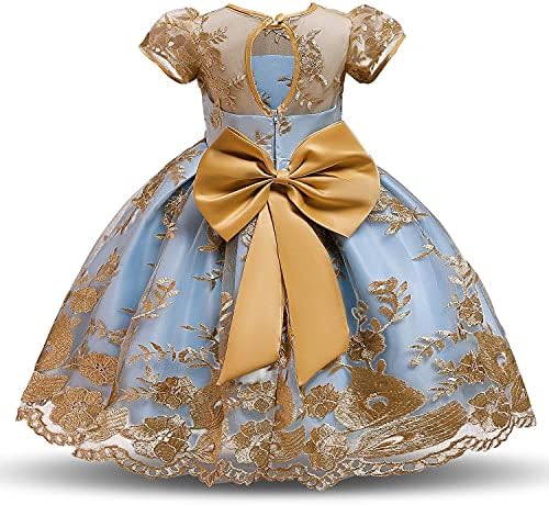 NNJXD Flower Girls Lace Dress Christmas Party Ball Gown Princess Dress