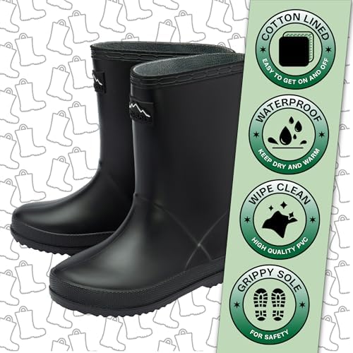 NorthSole Kids Wellies Boys & Girls Wellington Boots Childrens Toddler Welly Sizes 6-2