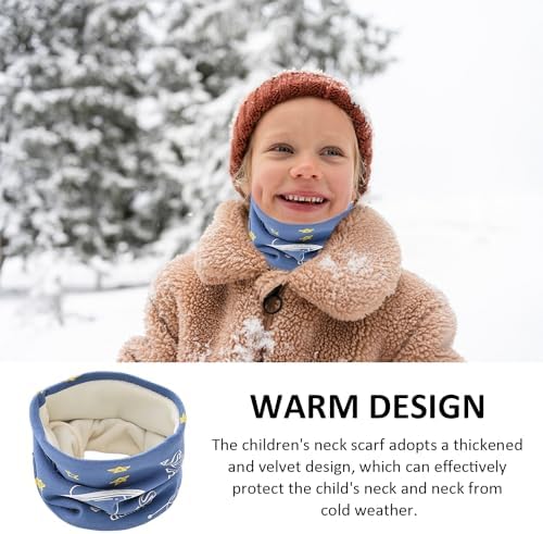 OAAO Children's Fleece Neck Scarf - Thermal Hose Warm And Windproof Neck Gaiter For Winter