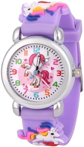 OFFCUP Kids Watch 3D Cute Cartoon Toy Watches Silicone Band Wrist Watches for Kids Analogue Quartz Watch Gift for Boys and Girls Age 3-11 Years Old
