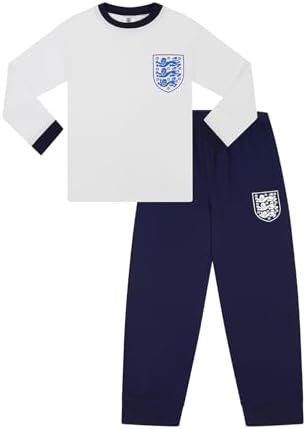 Official England Football Team Boys Long Cotton Pyjama Set