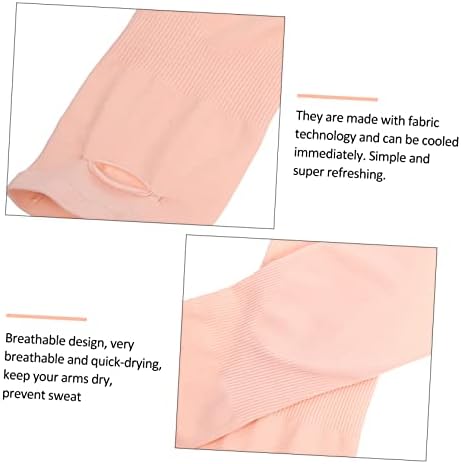 OHPHCALL Kids Sun Sleeves 4 Pairs Child UV Protection Arm Covers Thumb Hole Ice Silk Material Enhanced Breathability Portable For Outdoor Sports