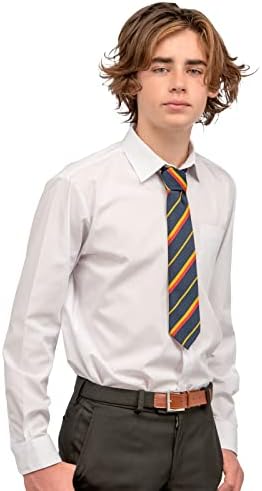 Olata Adjustable Children’s Belt With Buckle And Brown Leather Fittings (8-15 Years)